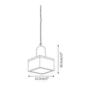 Wood Pendant Lamp Assorted Shapes in Solid Wood and Brass