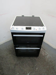 Zanussi ZCV66250WA 60cm Electric Cooker with Ceramic Hob in White REFURBISHED