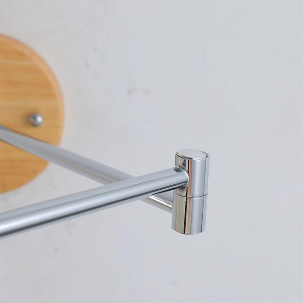 Wall Lamp Swivel Arm Rounded Shade Pull Chain Modern Retro