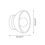 Wall Lamp Travertine Body Modern Minimalist Accent Lighting Fixture