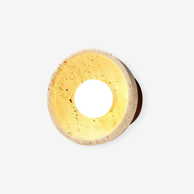 Wall Lamp Travertine Body Modern Minimalist Accent Lighting Fixture