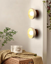 Wall Lamp Travertine Body Modern Minimalist Accent Lighting Fixture