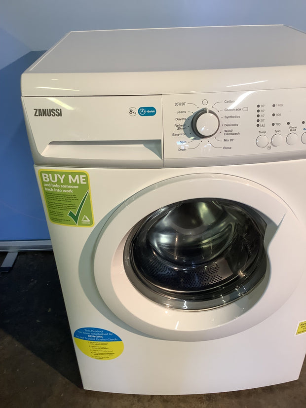 Zanussi 8kg Washing Machine ZWF81441W L48386