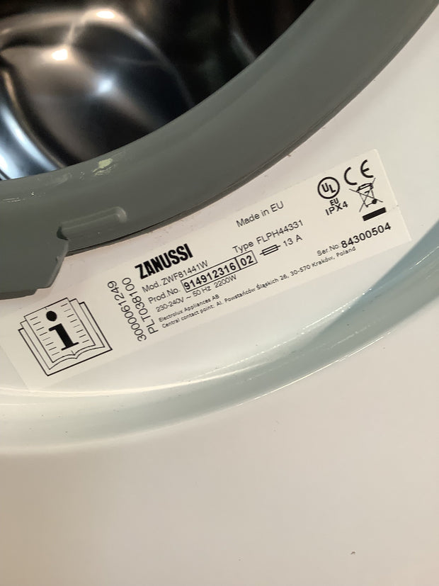 Zanussi 8kg Washing Machine ZWF81441W L48386