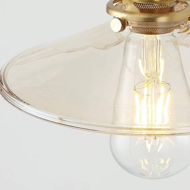 Wall Light Retro Plug In with Brass, Walnut French Elegance