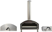 Wood Pizza Oven, 13 Inch, Chimney, Stainless Steel