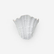 Wall Lamp Shell Plaster Handcrafted Seashell Shape Artistic