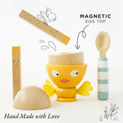 Wooden Egg Cup & Soldiers