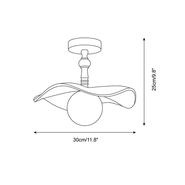Yunel Semi Flush Mount Ceiling Light