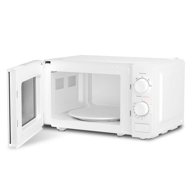 20L White Manual Microwave, 800W