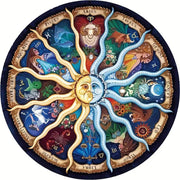 1000‑Piece Round Astrology Puzzle – Star Sign Magic