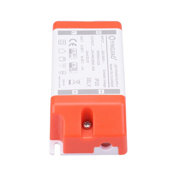 0.625A 24VDC Constant Voltage LED Driver Power Supply 15W