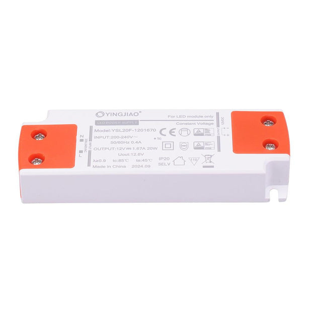 1.67A 12VDC Constant Voltage Super Thin LED Driver Power Supply 20W