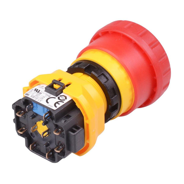 XW1E-LV413Q4R 24V illuminated 22mm Emergency Stop Switch 1NO-3NC IDEC