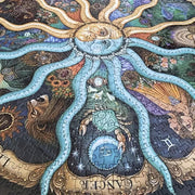 1000‑Piece Round Astrology Puzzle – Star Sign Magic