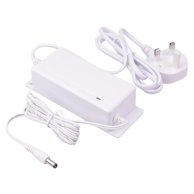 12VDC 5A White Desktop Power Supply 60W UK Plug