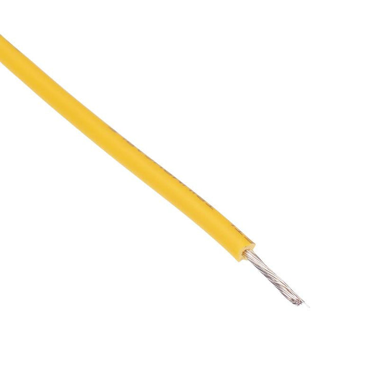Yellow 18AWG 34/0.18mm Stranded Wire (price per metre)