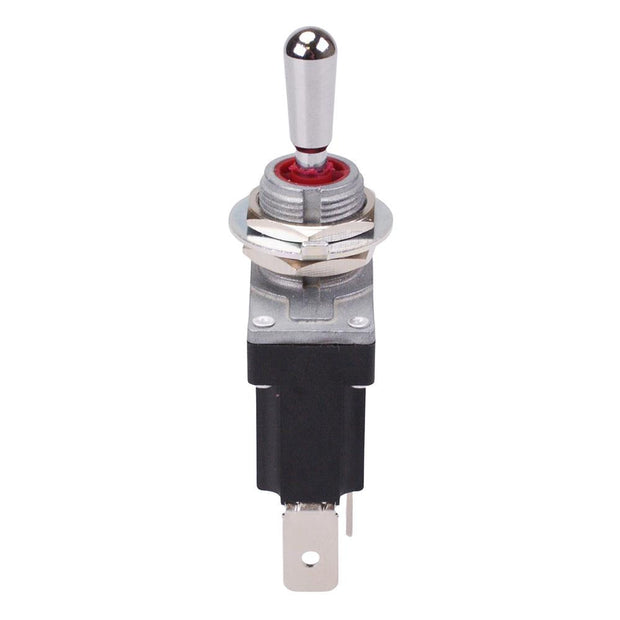 (On)-Off-(On) Momentary Sealed 12mm Toggle Switch SPDT 12A IP68