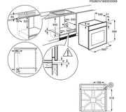 Zanussi ZOHCX3X2 Single Oven Electric in Stainless Steel GRADE B