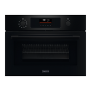 Zanussi ZVENM6KN Compact Microwave Oven with Grill Built in Black REFURBISHED
