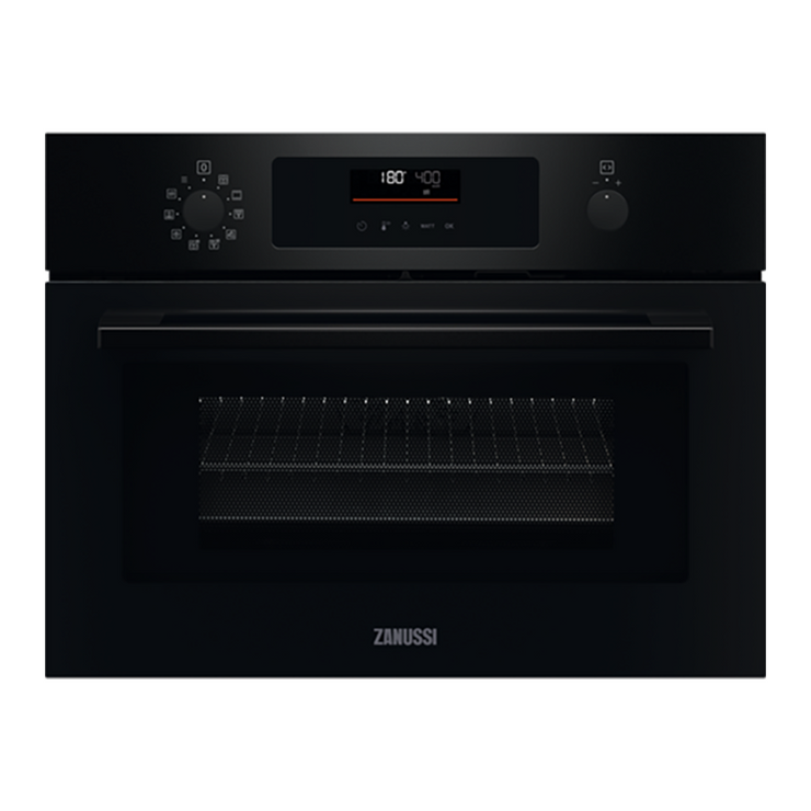 Zanussi ZVENM6KN Compact Microwave Oven with Grill Built in Black REFURBISHED