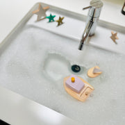 Wooden Wind Up Boat for Tiny Hands