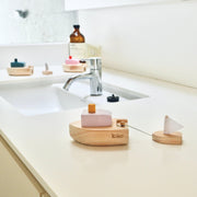 Wooden Wind Up Boat for Tiny Hands