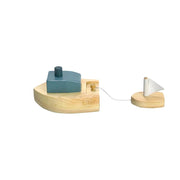 Wooden Wind Up Boat for Tiny Hands