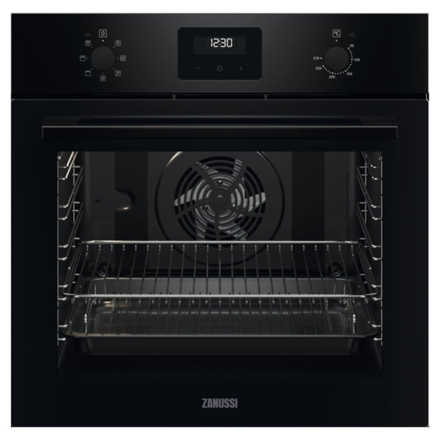 Zanussi ZOHNX3K1 Single Oven Electric Built In Black REFURBISHED