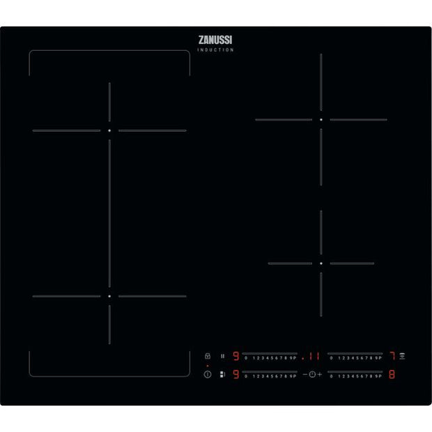 Zanussi ZIFN644K Induction Hob 60cm JoinZone Hob2Hood Black